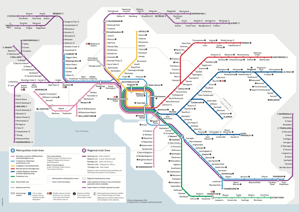 melbourne train map complete guide