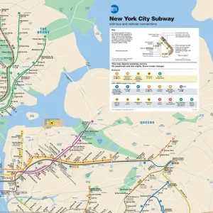 nyc new york metro map